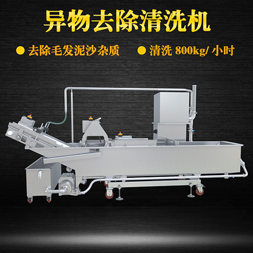 環(huán)速商用果蔬清洗機，氣泡清洗，清洗800kg小時